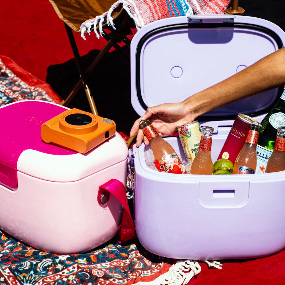Corkcicle Chillpod Go 13 Quart Portable Cooler Gloss Lilac | EKM-79781868