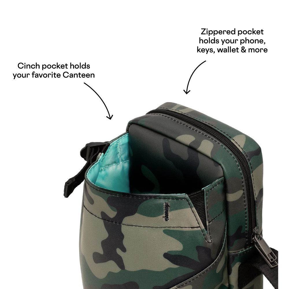 Corkcicle Sling Crossbody Water Bottle Sling Bag Camouflage | CVI-59217094