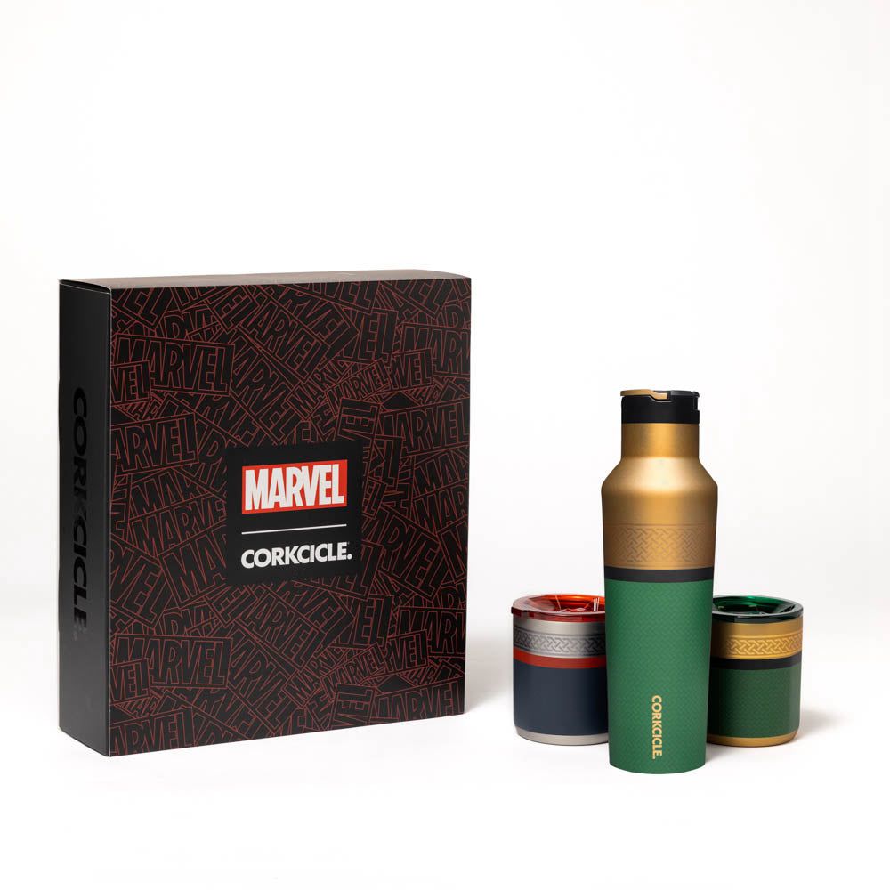 Corkcicle Marvel Gift Sets Vert Doré | WDY-00520500